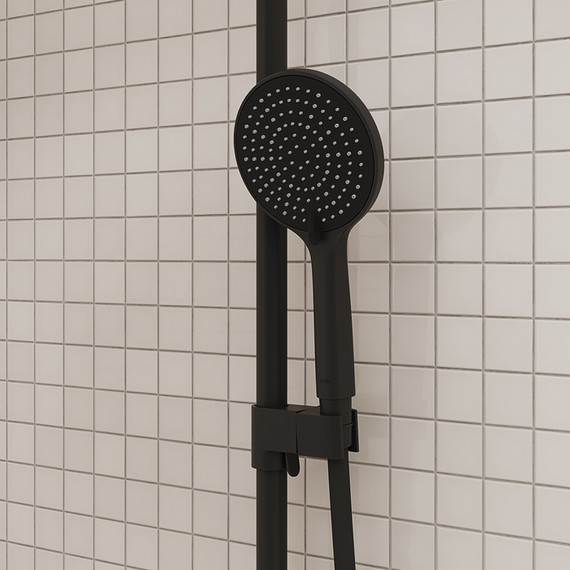 Душевая стойка Iddis Aiger AIGBL3Fi06, чёрный матовый - фото 7