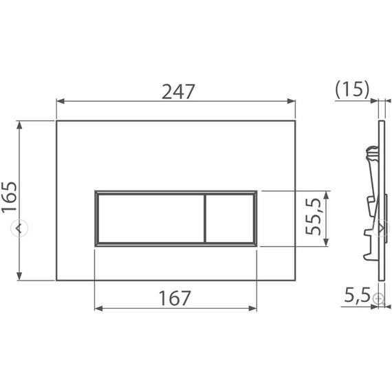 Инсталляция для подвесного унитаза Alcaplast AM101/1120-4:1 RU M570-0001 (кнопка смыва белая) - фото 5