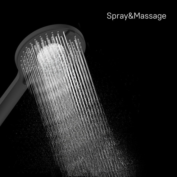 Ручной душ Milardo Rora ROR4FBRM18, чёрный матовый - фото 11