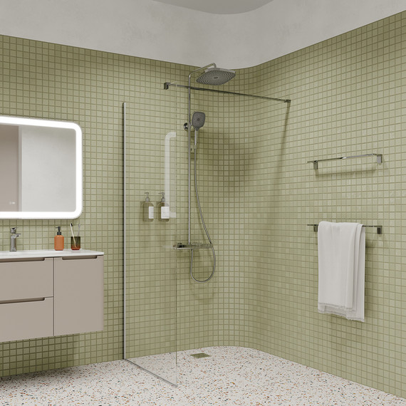 Душевая стойка с термостатом Iddis SpaHome SPHSBTKi06 - фото 2