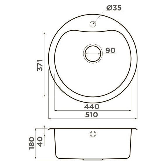 Кухонная мойка + смеситель Omoikiri 4993007 + UMI-BN 4994239, нержавеющая сталь - фото 6
