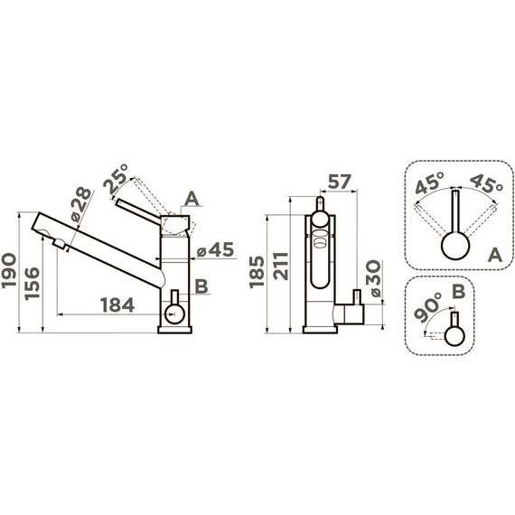 Кухонная мойка + смеситель Omoikiri 4997405 + TONAMI-BN 4994018, нержавеющая сталь - фото 5