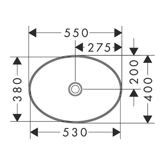 Раковина-чаша Hansgrohe Xuniva D 60165450 - фото 2