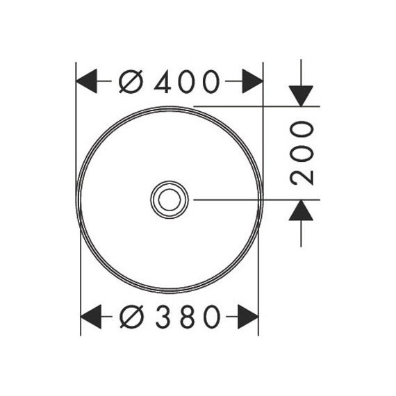 Раковина-чаша Hansgrohe Xuniva S 60164450 - фото 2