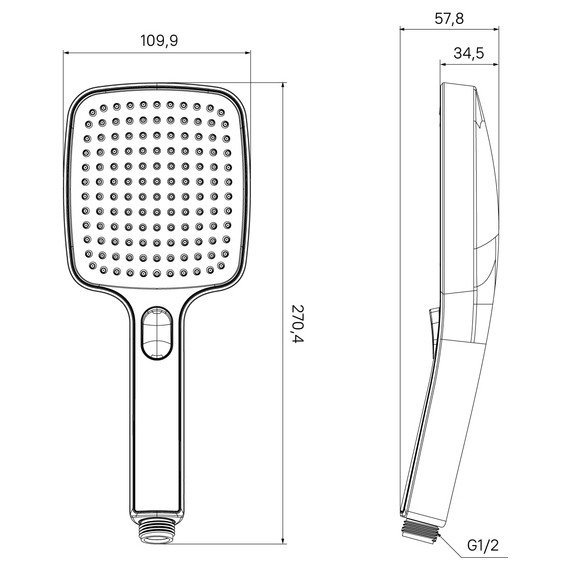 Ручной душ Iddis Esper ESP3FBSi18, чёрный матовый - фото 10