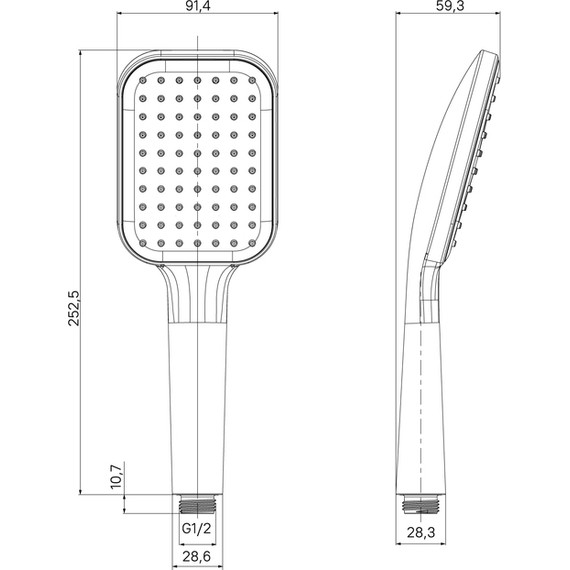Ручной душ Milardo Ideal Spa ILS1FBSM18, чёрный матовый - фото 5