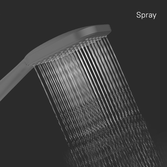 Ручной душ Milardo Ideal Spa ILS1FBSM18, чёрный матовый - фото 10