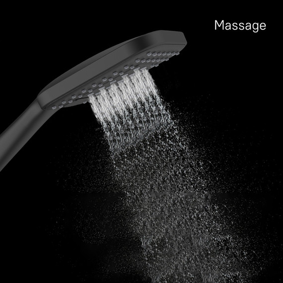 Ручной душ Milardo Ideal Spa ILS3FBSM18, чёрный матовый - фото 12