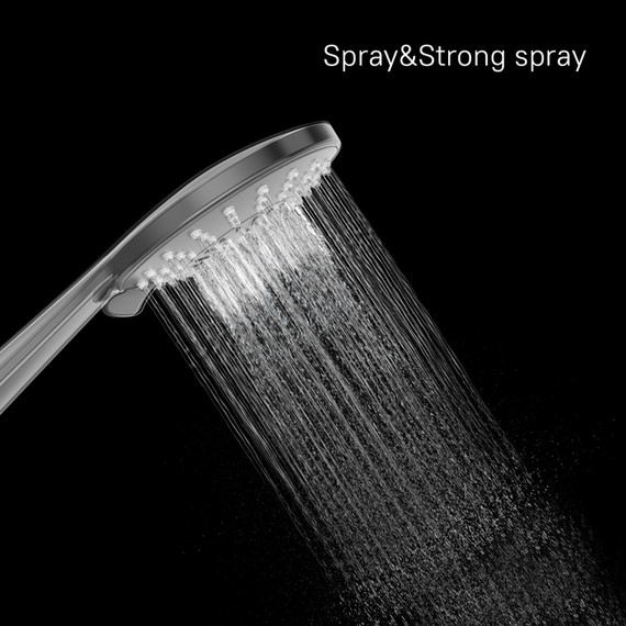 Ручной душ Milardo Ideal Spa ILS5FBRM18, чёрный матовый - фото 14