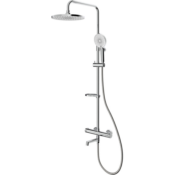 Душевая стойка с термостатом Milardo Ideal Spa ILSSBTHM06 - фото 