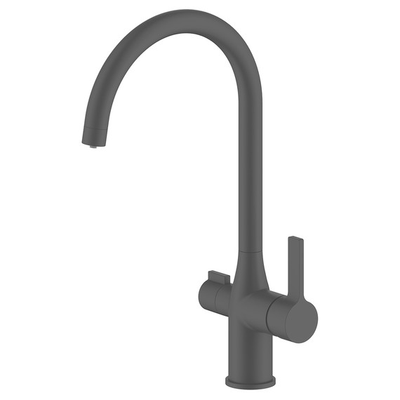 Смеситель для кухни Iddis Pure PURBLFJi05, чёрный матовый - фото 