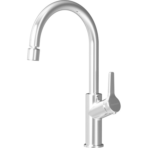 Смеситель для кухни Damixa Eclipse 310722000 с двухрежимным регулируемым аэратором, Цвет производителя: хром - фото 4