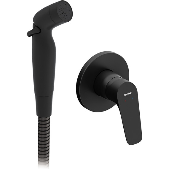 Набор для гигиенического душа Damixa Jupiter 777510300, чёрный - фото 
