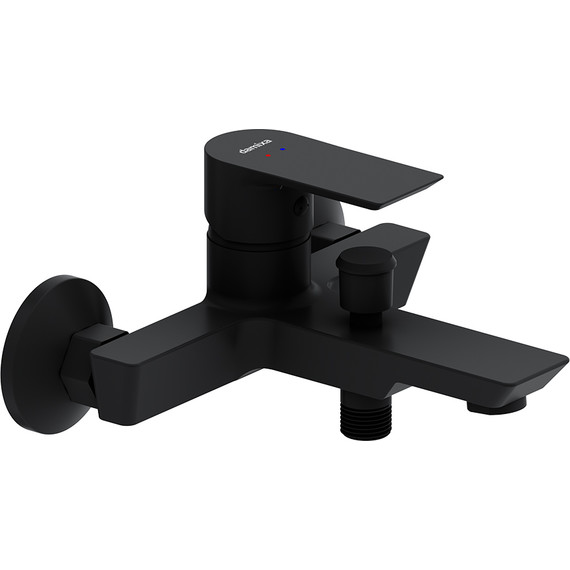 Смеситель для ванны Damixa Apollo 471000300, чёрный, Цвет производителя: чёрный - фото 2