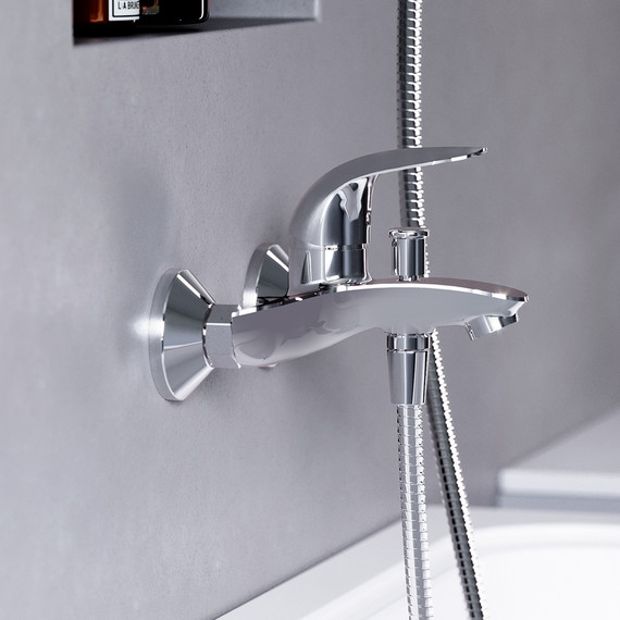 Смеситель для ванны Damixa Eclipse 311000001 - фото 3