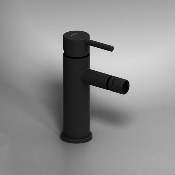 Смеситель для биде  Damixa Scandinavian Pure 360240300 с донным клапаном, чёрный, Цвет производителя: чёрный - фото 3
