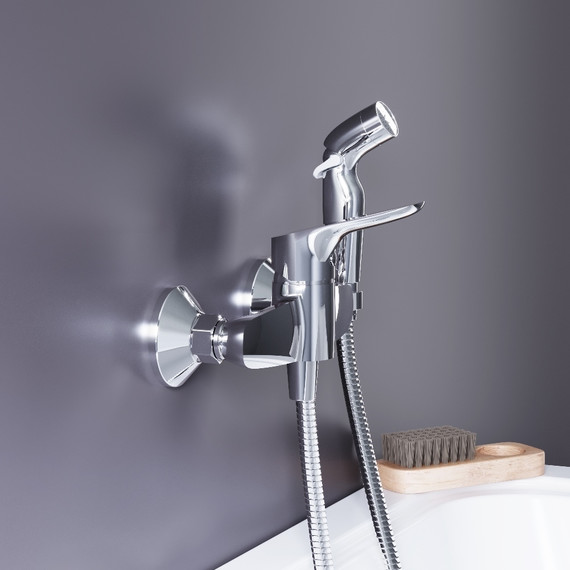 Набор для гигиенического душа Damixa Jupiter 778000000 с гигиенической лейкой, держателем и шлангом - фото 3