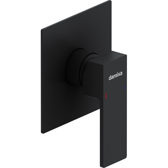 Смеситель для душа Damixa Gala 537500300 со скрытой частью, чёрный, Цвет производителя: чёрный - фото 