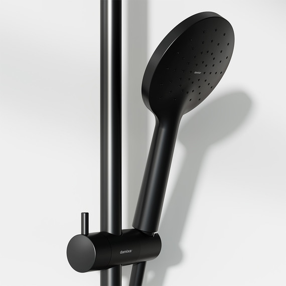Душевая система c термостатом Damixa Jupiter 977750300, чёрный - фото 4