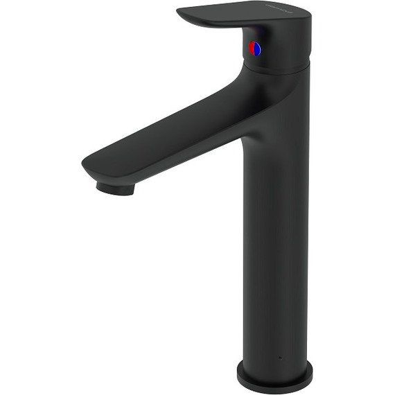 Смеситель для раковины высокий Damixa Jupiter 770250301, чёрный, Цвет производителя: чёрный - фото 5