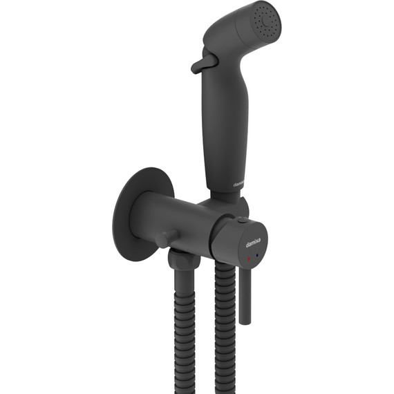 Набор для гигиенического душа Damixa Option 211000300, чёрный - фото 