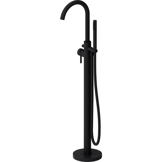 Смеситель для ванны отдельностоящий Damixa Scandinavian Pure 365000300, чёрный, Цвет производителя: чёрный - фото 