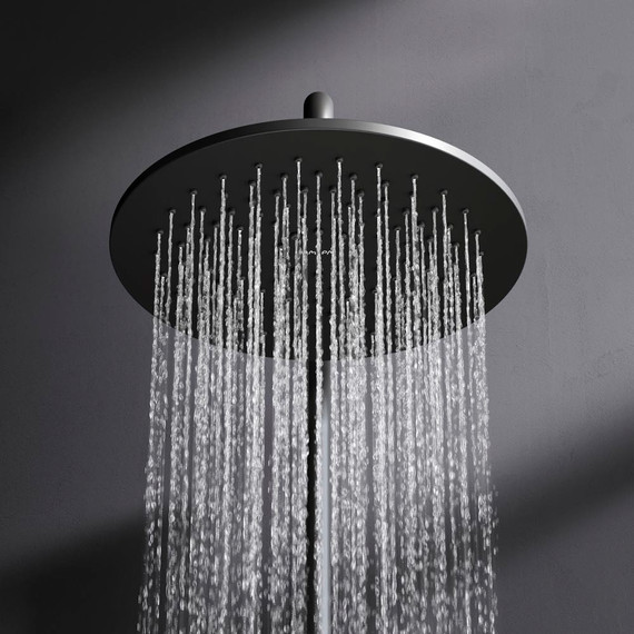 Душевая система AM.PM Inspire V2.0 F0750A522 с термостатом, чёрный, Цвет производителя: чёрный - фото 6