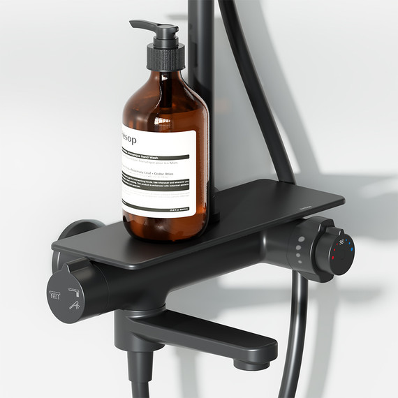 Душевая система c термостатом  Damixa Jupiter 977760300, чёрный - фото 5