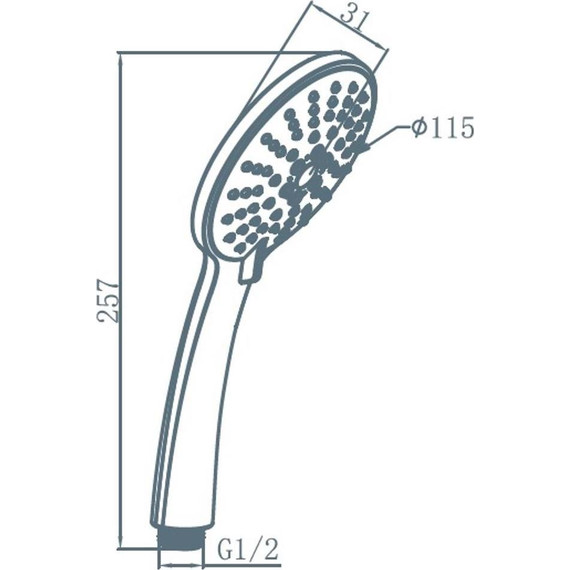 Душевая лейка AM.PM Spirit F0270064 - фото 2