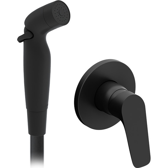 Набор для гигиенического душа Damixa Jupiter 777510300, чёрный - фото 2