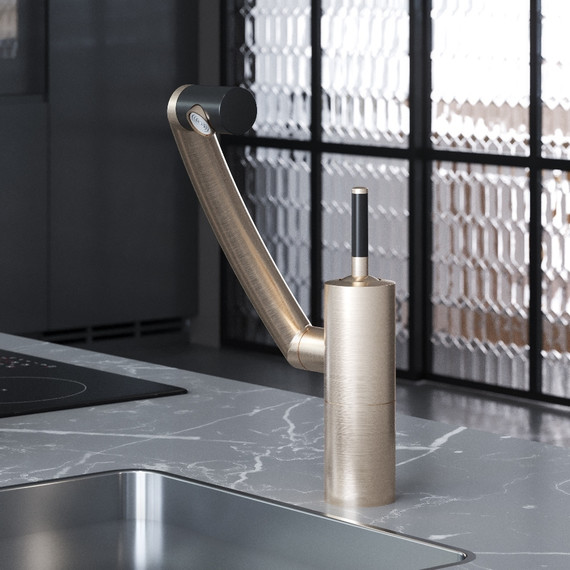 Смеситель для кухни Damixa Arc 290007264, никель, Цвет производителя: никель - фото 4