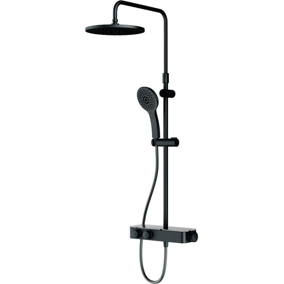 Душевая система AM.PM Inspire V2.0 F0750A422 с термостатом, чёрный, Цвет производителя: чёрный - фото 12