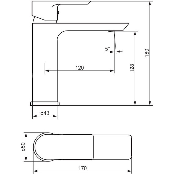 Cмеситель для раковины Damixa Apollo 470210000, Цвет производителя: хром - фото 5