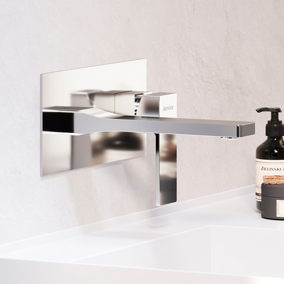 Смеситель для раковины со стены Damixa Gala 530260000 (со скрытой частью), Цвет производителя: хром - фото 3