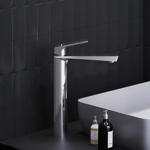 Смеситель для раковины высокий Damixa Merkur 400250000, Цвет производителя: хром - фото 3