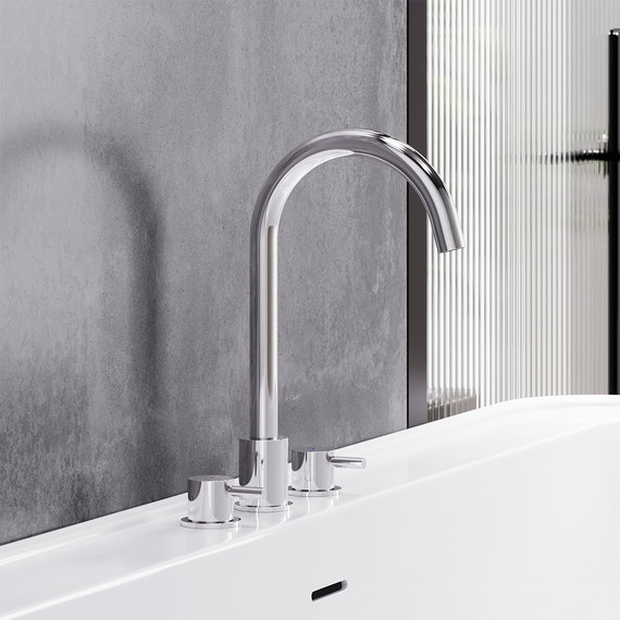 Смеситель для раковины встраиваемый Damixa Scandinavian Pure 360200000, Цвет производителя: хром - фото 4