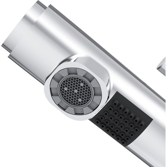 Смеситель для раковины AM.PM X-Joy с вытяжным изливом F85B02900, Цвет производителя: хром - фото 10