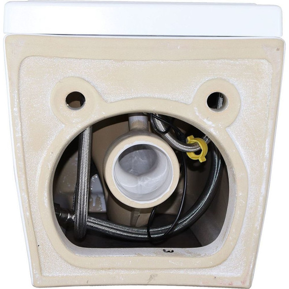 Унитаз подвесной импульсный Azario AZ-101C с тонкой крышкой микролифт (монтажная рама в комплекте) - фото 11