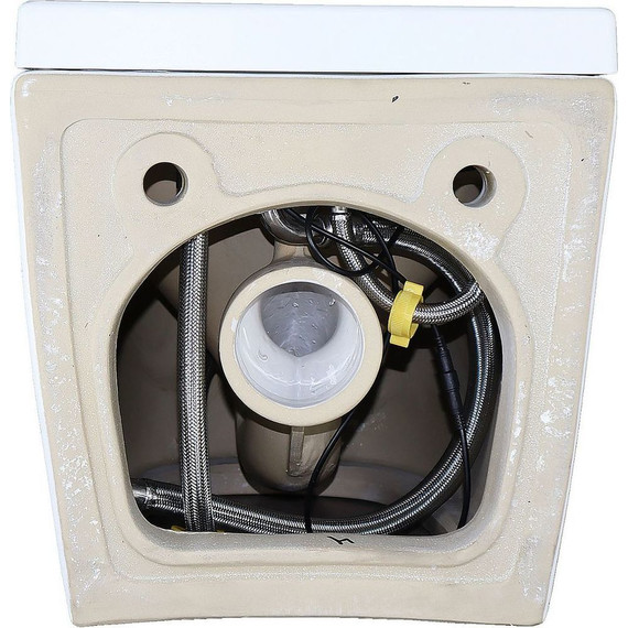 Унитаз подвесной импульсный Azario AZ-102C с тонкой крышкой микролифт (монтажная рама в комплекте) - фото 11