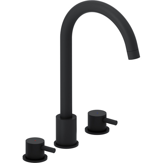 Смеситель для раковины встраиваемый Damixa Scandinavian Pure 360200300, чёрный, Цвет производителя: чёрный - фото 