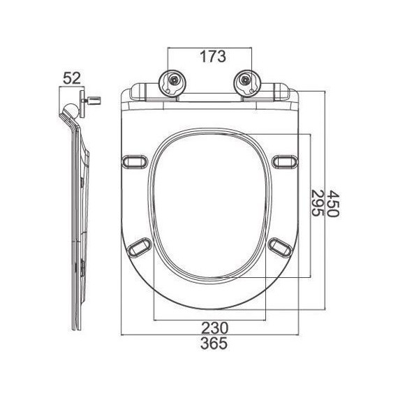 Инсталляция с подвесным унитазом комплект: Grohe Rapid SL 38772001 с подвесным безободковым унитазом BelBagno Soft-Tor BB084CH-TOR/SC сиденье микролифт, крепление, кнопка смыва хром, Цвет производителя: белый - фото 32