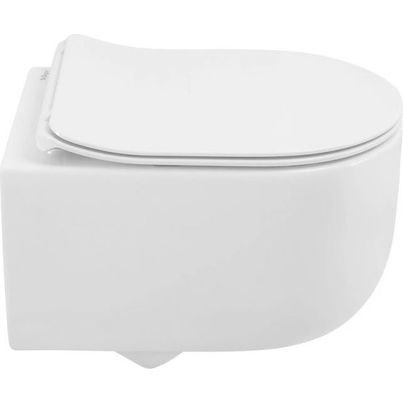 Инсталляция с подвесным унитазом комплект: Grohe Rapid SL 38772001 с подвесным безободковым унитазом BelBagno Soft-Tor BB084CH-TOR/SC сиденье микролифт, крепление, кнопка смыва хром, Цвет производителя: белый - фото 11