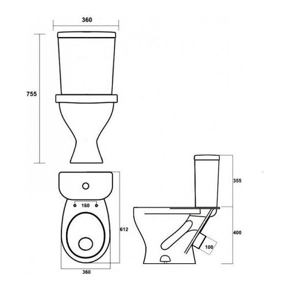 Унитаз напольный Sanita Формат комфорт WC.CC/Format/2-DM/WHT.G/S1 с крышкой микролифт - фото 2