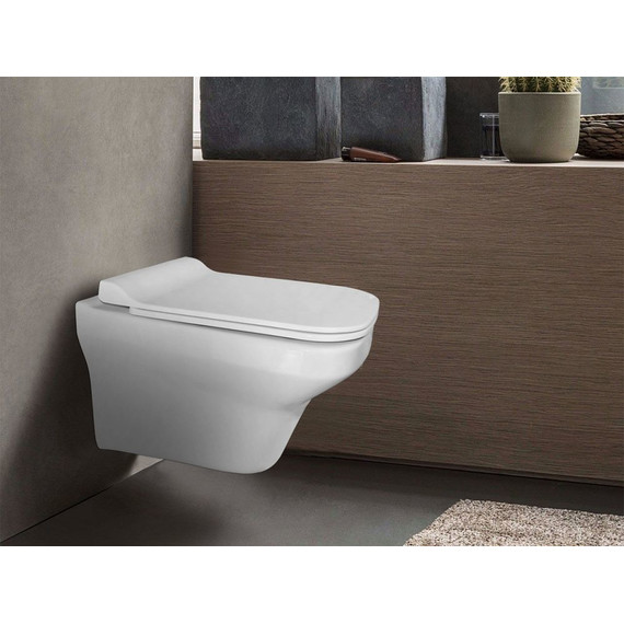 Унитаз подвесной безободковый Kale Mood 2.0 с крышкой микролифт - фото 12