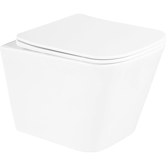 Инсталляция с подвесным унитазом комплект: Grohe Rapid SL 38772001+38732GL0 с подвесным безободковым унитазом BelBagno Due BB3103CHR/SC сиденье микролифт, крепление, кнопка смыва золото глянцевое, Цвет производителя: золото глянцевое - фото 3