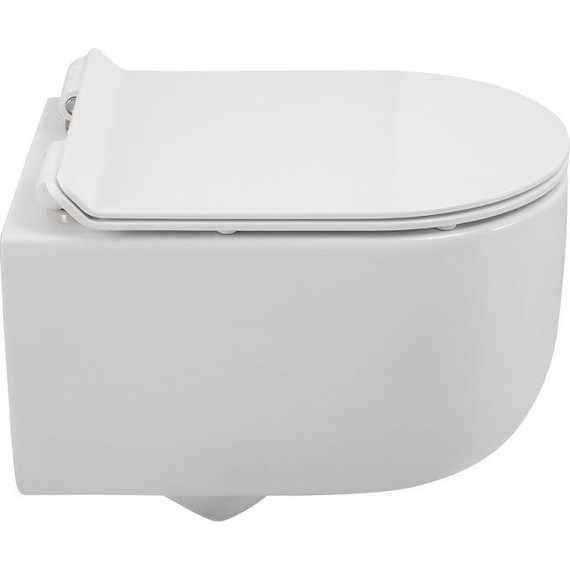 Инсталляция с подвесным унитазом комплект: Grohe Rapid SL 38772001+38732GN0 с подвесным безободковым унитазом BelBagno Soft-Tor BB084CH-TOR/SC сиденье микролифт, крепление, кнопка смыва золото матовое, Цвет производителя: золото матовое - фото 11