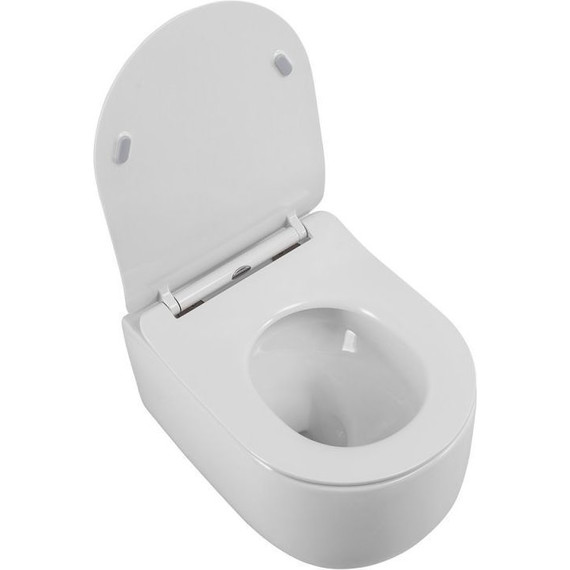 Инсталляция с подвесным унитазом комплект: Grohe Rapid SL 38772001+38732GL0 с подвесным безободковым унитазом BelBagno Soft-Tor BB084CH-TOR/SC сиденье микролифт, крепление, кнопка смыва золото глянцевое, Цвет производителя: золото глянцевое - фото 6