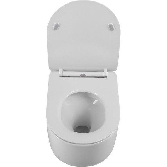 Инсталляция с подвесным унитазом комплект: Grohe Rapid SL 38772001+38732WM0 с подвесным безободковым унитазом BelBagno Soft-Tor BB084CH-TOR/SC сиденье микролифт, крепление, кнопка смыва белый матовый, Цвет производителя: белый матовый - фото 8