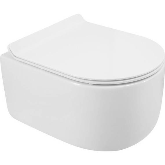 Инсталляция с подвесным унитазом комплект: Grohe Rapid SL 38772001+38732WM0 с подвесным безободковым унитазом BelBagno Soft-Tor BB084CH-TOR/SC сиденье микролифт, крепление, кнопка смыва белый матовый, Цвет производителя: белый матовый - фото 10