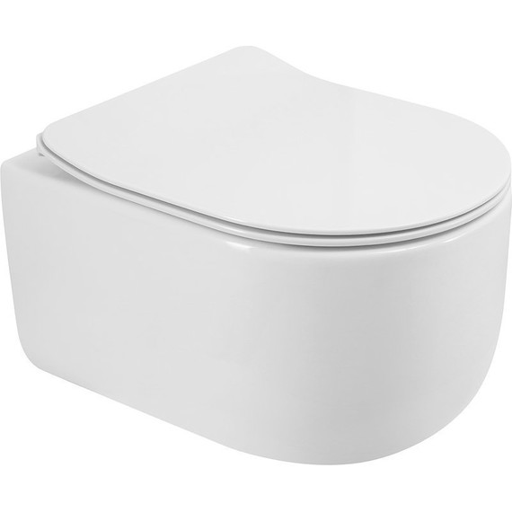 Инсталляция с подвесным унитазом комплект: Grohe Rapid SL 38772001+38732GL0 с подвесным безободковым унитазом BelBagno Soft-Tor BB084CH-TOR/SC сиденье микролифт, крепление, кнопка смыва золото глянцевое, Цвет производителя: золото глянцевое - фото 4